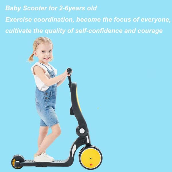 

children's five in one 5 in1 scooter tricycle balance scooter multi function toy car spot delivery