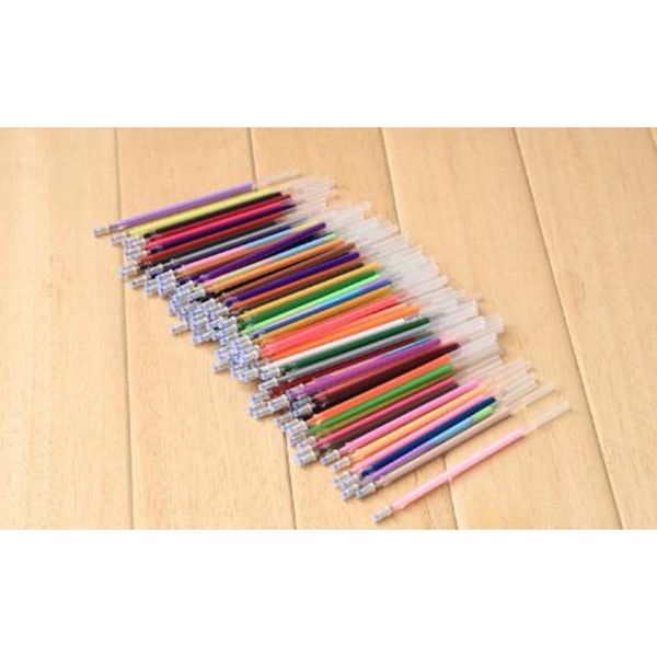 

100pcs /pack new colors gel ink pen refills graffiti school office supplies cartoon painting sketch c jllalq insyard
