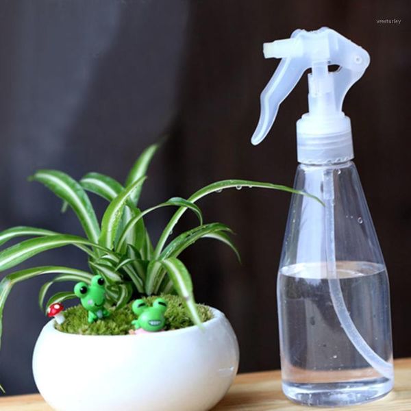 

watering equipments 1pc 200ml gardening clear plastic pressure spray bottle home garden potted plant water fertilizing flower plants tool1