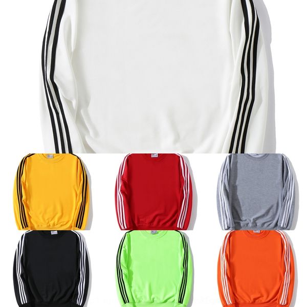 

bzung весна и рекламы тонкий печатной шея длинных рукава свитер круглого класс три-бара одежду осени diy diy рубашка свитер shirtzy2oi, Black