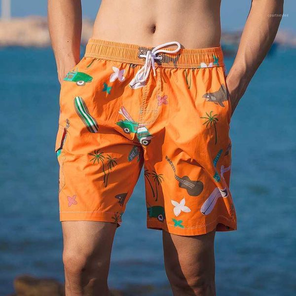 

2020 summer men shorts hawaiian beach shorts cotton elastic waist casual m-3xl abz2501, White;black