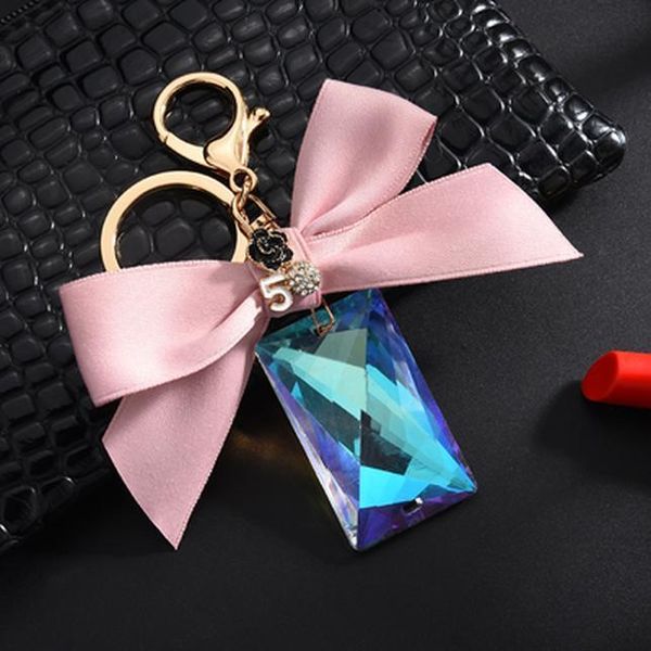 

fashion bow knot key chain charm keychain for car bag key ring women pubg key ring llaveros chaveiros porte clef jewelry h jllike, Silver