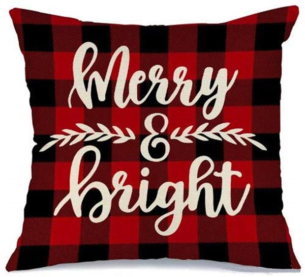 

2021 new 1pcs christmas festival pillow case santa claus printing dyeing sofa bed home decor pillow cover bedroom christmas cushion cover