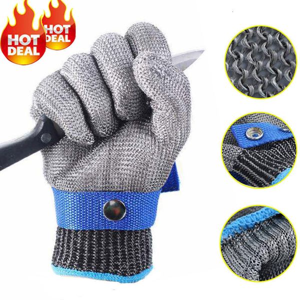

factory46gjprotect steel nmsafety quality butcher 100% stainless high meat glove d18110705
