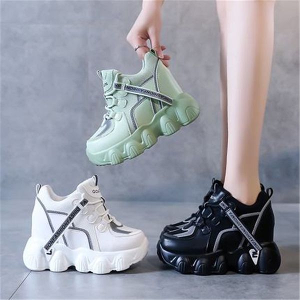 

new hidden 2021 six-inch heels women thick women's walking white shoes zk18, Black