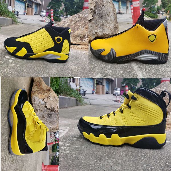 

black 2019 designed new men's with basketball shoes and yellow arrival mens basketball shoes 5s 9s 11s 12s 14s as the main color s