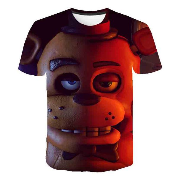 

fnaf new dolls games five nights at freddy's summer anime boys girl clothing 3d print shirts kawaii graphic humor men clothing