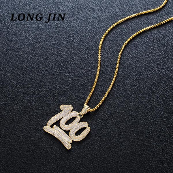 

european and american simple luxury exquisite silver zircon 100 points pendant hiphop pendant party gift ornament