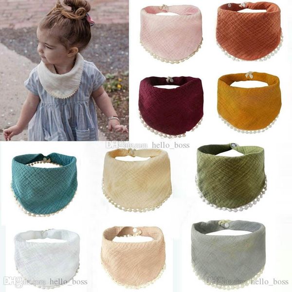 

sweet lace baby bibs cotton newborn bib burping cloths girl bibs baby gifts newborn baby clothes 20pcs/lot wholesale b3690