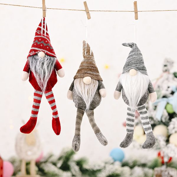 

leg doll forest hanging pendant christmas lovely theme decoration p stripes