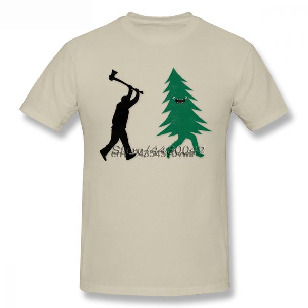 

funny christmas tree hunted by lumberjack humor t shirt for men plus size team tee shirt 4xl 5xl 6xl camiseta sport hooded sweatshirt hoodie