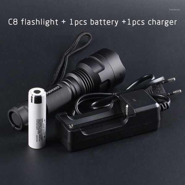 

convoy c8 cree xml2 + 1pcs battery + 1pcs charger1