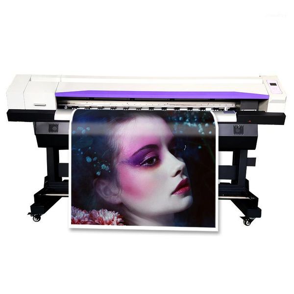 

dx7 head eco solvent printer for vinyl sticker wallpaper cmyk digital color printing machine1