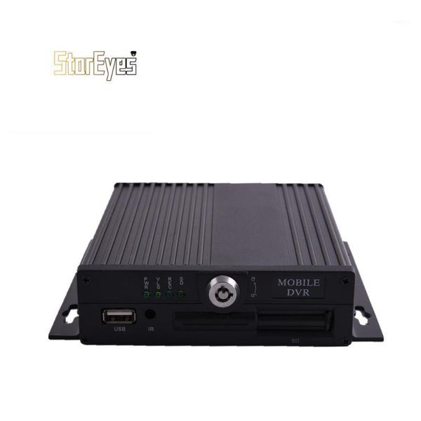 

4 channels h.264 sd card mobile dvr for truck taxi school bus1, Black;white