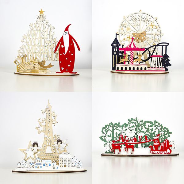 

new splice ornaments creative wood year 2020 gifts christmas decorations for home navidad diy crafts noel decor natal