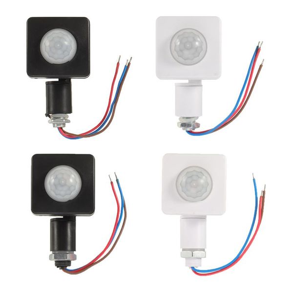

smart home sensor automatic pir motion detector led flood light waterproof outdoor ip65 adjustable switch ac85-265v
