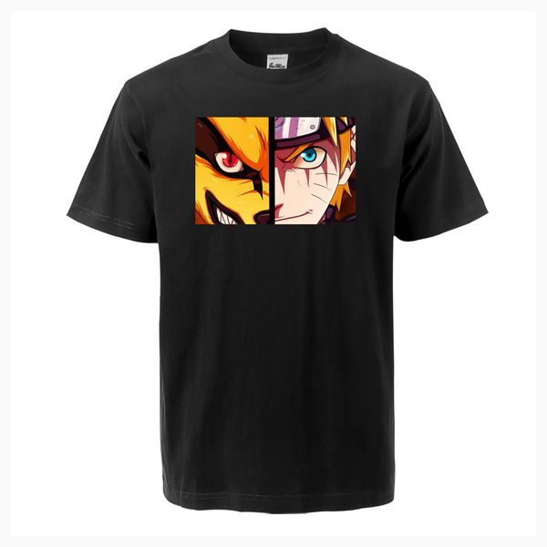 

kurama naruto japan anime print new summer casual loose fit harajuku fashion tees hooded sweatshirt hoodie men t shirt