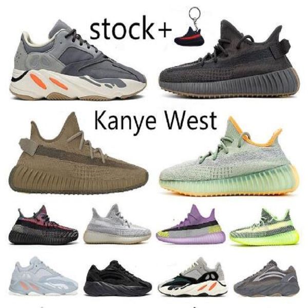 

sale kanye west 700 sun bright blue men running shoes mist lmnte mauve inertia azael azareth static analog women sport outdoor sneakers