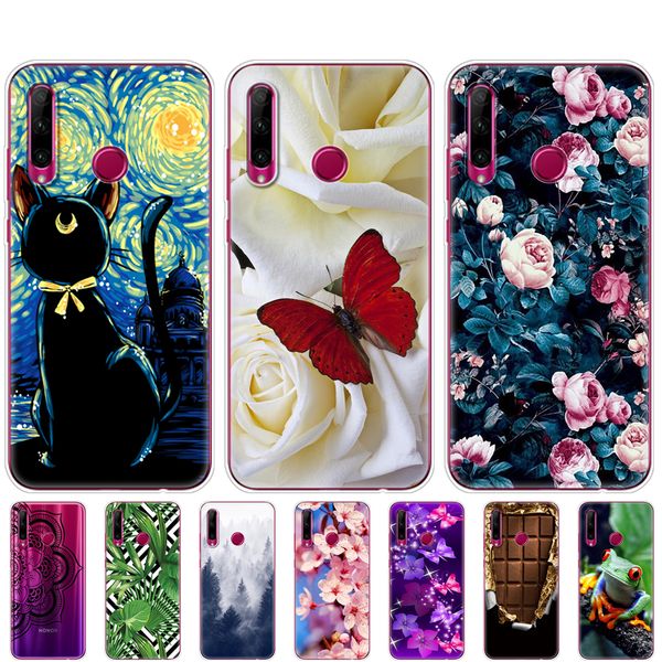 

for honor 20e case soft tpu silicon back phone cover for huawei honor 20e case 6.21 inch etui bumper protective coque pattern
