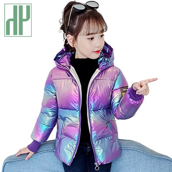 

hh for girls coats jacket kids new fashion down cotton clothing snowsuit children's winter clothes hooded parkas, Blue;gray
