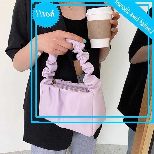 

pu leather cloud bags for women 2021 effects colour shoulder messenger bag women's handbags and wallets travel totes soft clutch