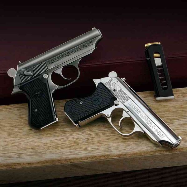 

23children's toys 1:2.05 metal throwing shell detachable 64 alloy model pistol boy's gift cannot be launched