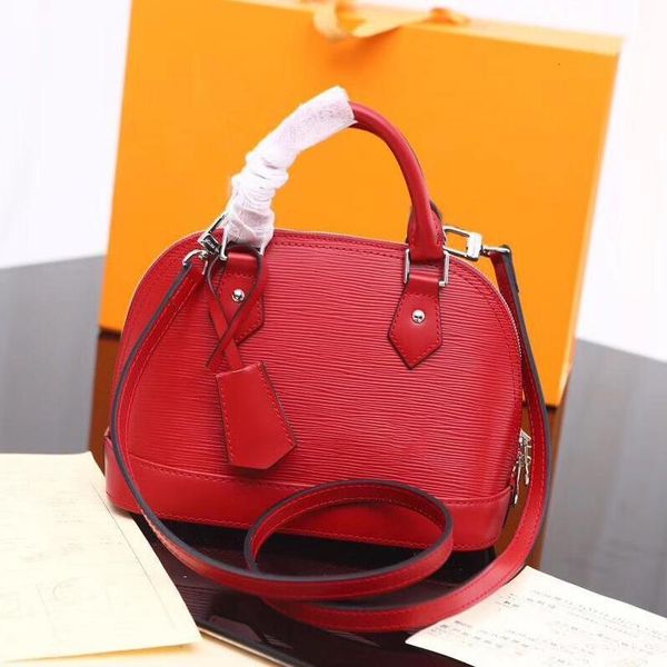 

luxury classic shell bag damier patent leather grid bags designer handbags shoulder bags women canvas crossbody purse shopping purses