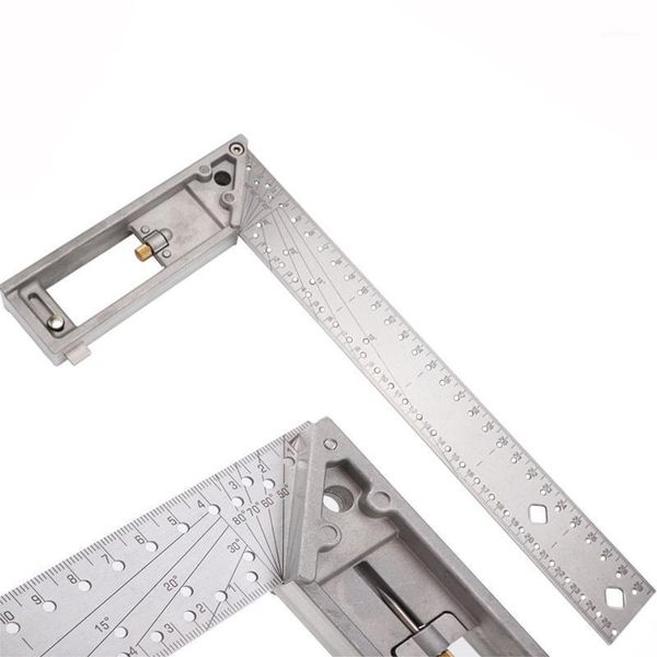 

woodworking scribe 90 degree hole scribing ruler 300mm multi-angle ruler line drawing marking gauge measuring tools1