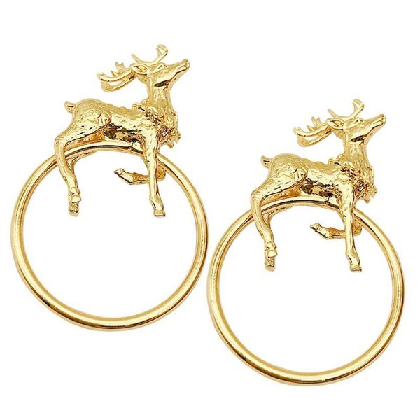 

2pcs exquisite napkin holder adornment household reindeer napkins rings napkin accessory napkin decor orna jllvra