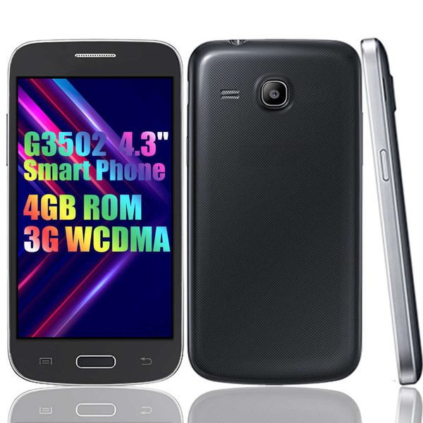 

bgrforiginal smart phone g3502 4gb rom 3g wcdma gps 4.3 inch unlock android dual sim phone 5.0mp phoneswza