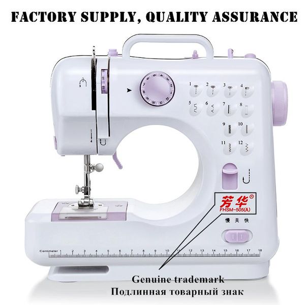 

russian manual fanghua brand fhsm505 sewing machine factory household knitting electrical mini portable dc power foot pedal