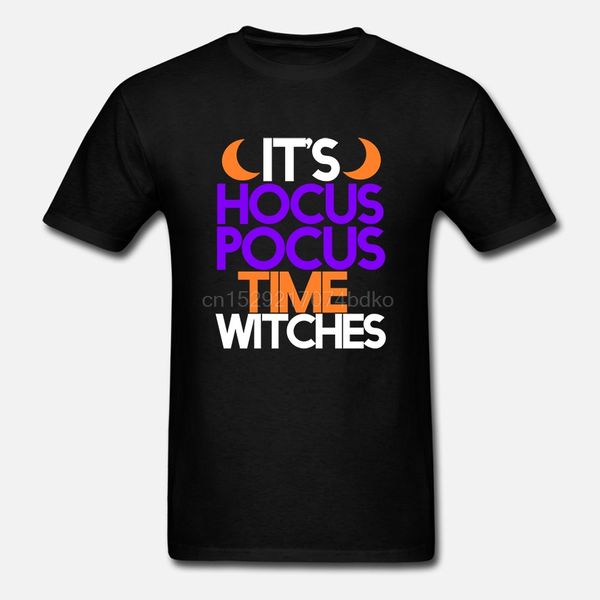 

printed men cotton new style it hocus pocus time witches for a halloween party funny hoodie designers t shirts sweatshirt