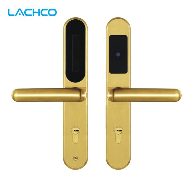 

electronic card door lock rfid card with key eu mortise latch with deadbolt for l home apartment office l16060sg