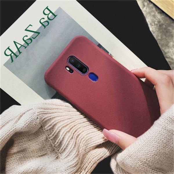 

a9 мягкий матовый силиконовый тонкий защитный чехол назад для oppo a5 2020 полное покрытие телефон оболочки
