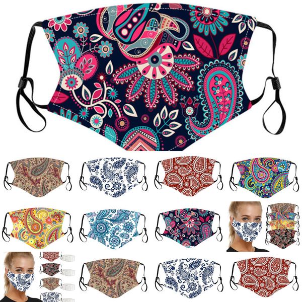 

fashion face dust-proof breathable washable reusable protective mask camouflage printing masks for men and women 8 nydjw