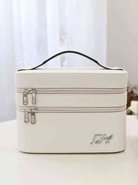 

nxy cosmetic bags bag ins style multi functional simple internet celebrity women s portable high grade case 220303