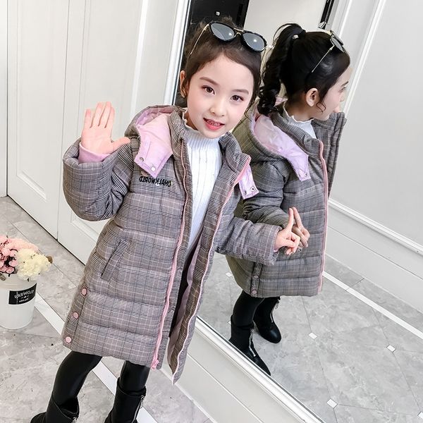 

factory price kids winter jacket printing girls coat