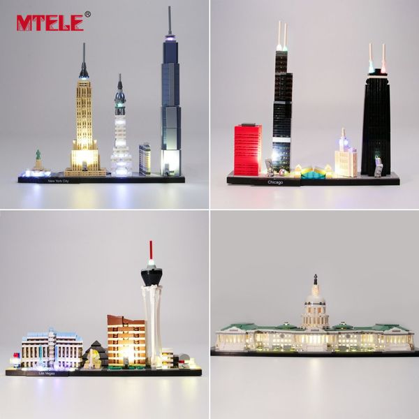 

mtele light kit only for architecture skyline london /united states capitol compatible with 21026/21027/21028/21030/21032/21042 1008