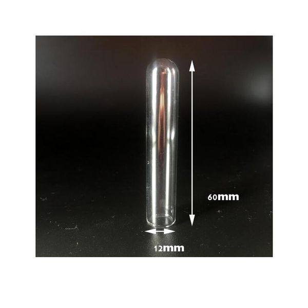 

1piece hollow glass straight tube wishing glass vial pendant diy bulb vase jewelry findings glass locket differ bbygat, Black