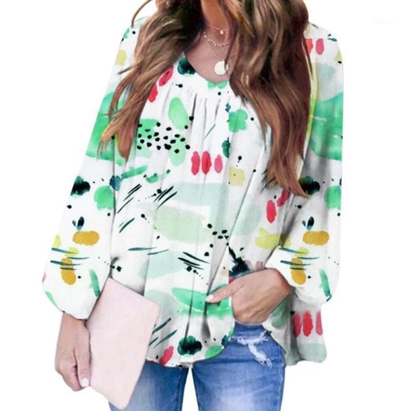 

women casual sunflower shirts single breasted long sleeve streetwear female tees blouses tie dye women shirts1, White