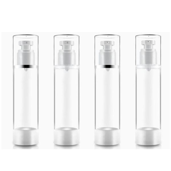 

5ml 10ml 15ml serum packing bottles vacuum pump bottles as plastic lotion sub-bottling with pp cream airless lotion sample bottle ak60t