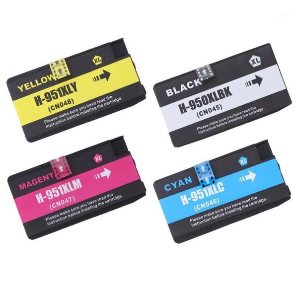 

ink cartridges 4 pieces tank replacement for pro 8100 pro8600, bk 40ml c m y 20ml,smooth printing, low energy consumption1