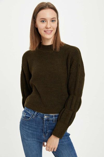 

women's sweaters defacto woman pullover-s9638az20wn1, White;black