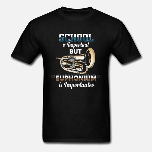 

school is important but euphonium is importanter men short sleeve cotton print men hoodie designers t shirts sweatshirt