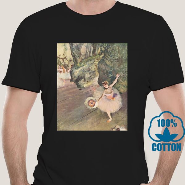 

2182a dancer with a bouquet of flowers (the star of the ballet) t shirt by edgar degas men t-shirt sport hooded sweatshirt hoodie