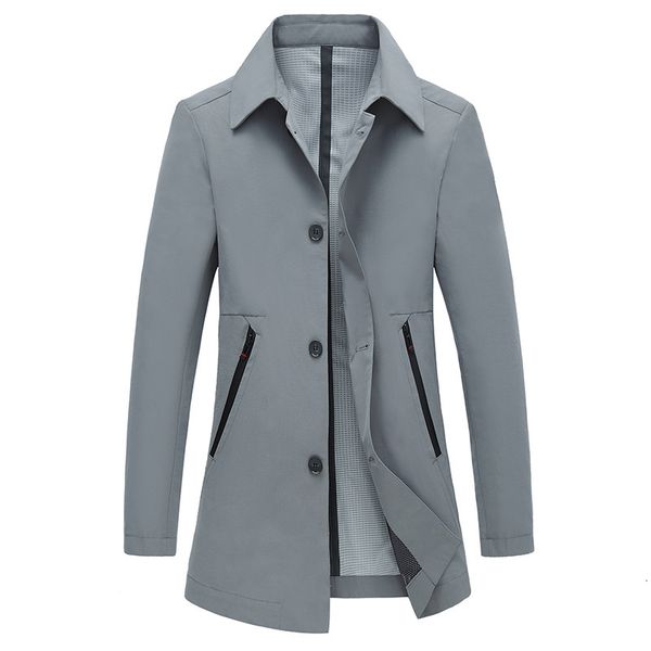 

spring and autumn windbreaker middle-aged business leisure british slim fit men's suit coat, Tan;black
