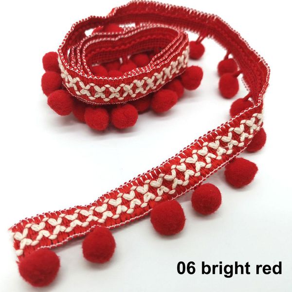 

10yards pom pom trim lace fabric sewing accessories pompons trim tassel ball fringes ribbon sewing lace for diy material apparel h bbyach