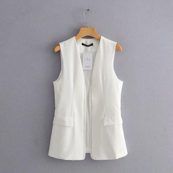 

fashion women mr iger 48-9042 european and american fashion vest vest, Black;white