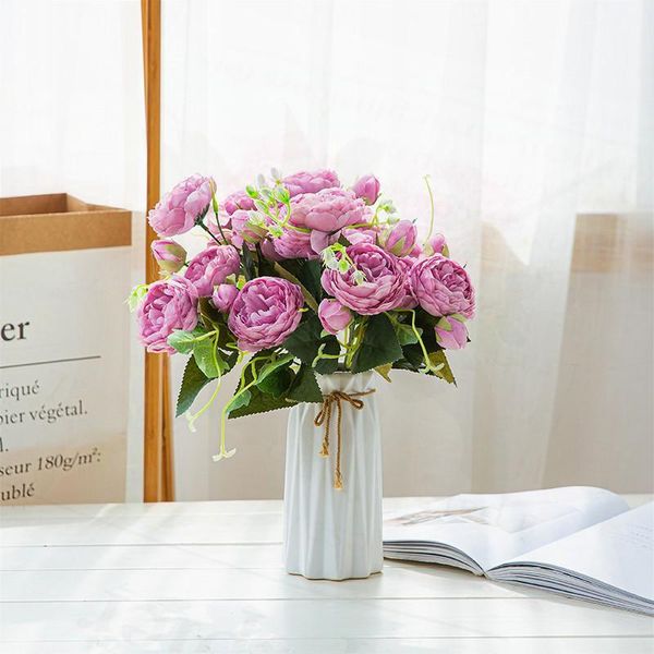 

home decor flores artificiales para decoracion flowers home decoration large artificial peonies centerpiece decorative flowers1