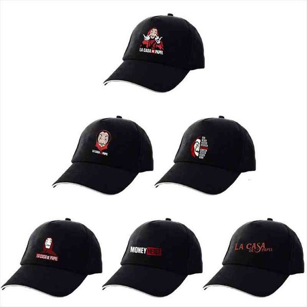 

la casa de papel hat money heist riverdale mens hat male women hats house of paper cap ball game men, Blue;gray